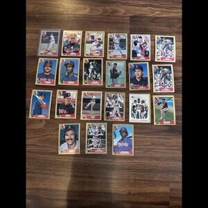 1987 Topps Baseball California Angels Team Lot (21 Cards) Grich Witt Sutton